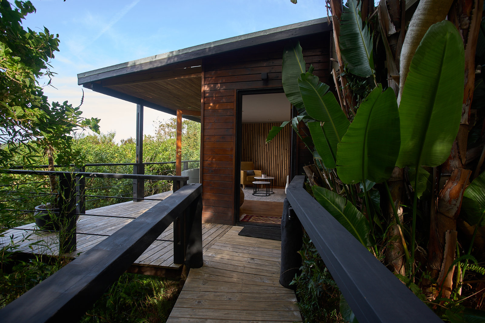 Hog Hollow Country Lodge nestled against the Tsitsikamma forest and mountains