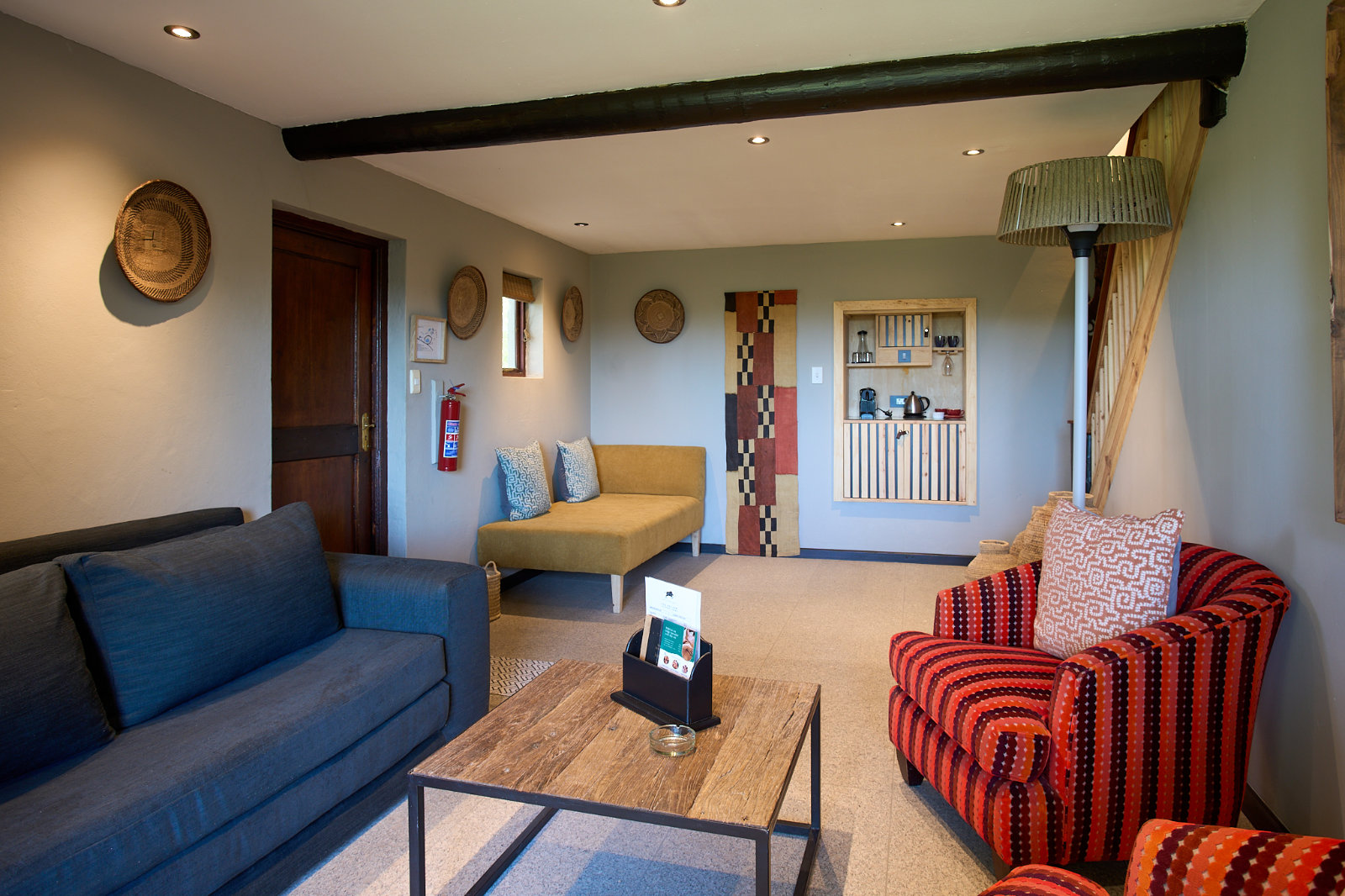 The Honeymoon Suite at Hog Hollow, with its private deck over the forest